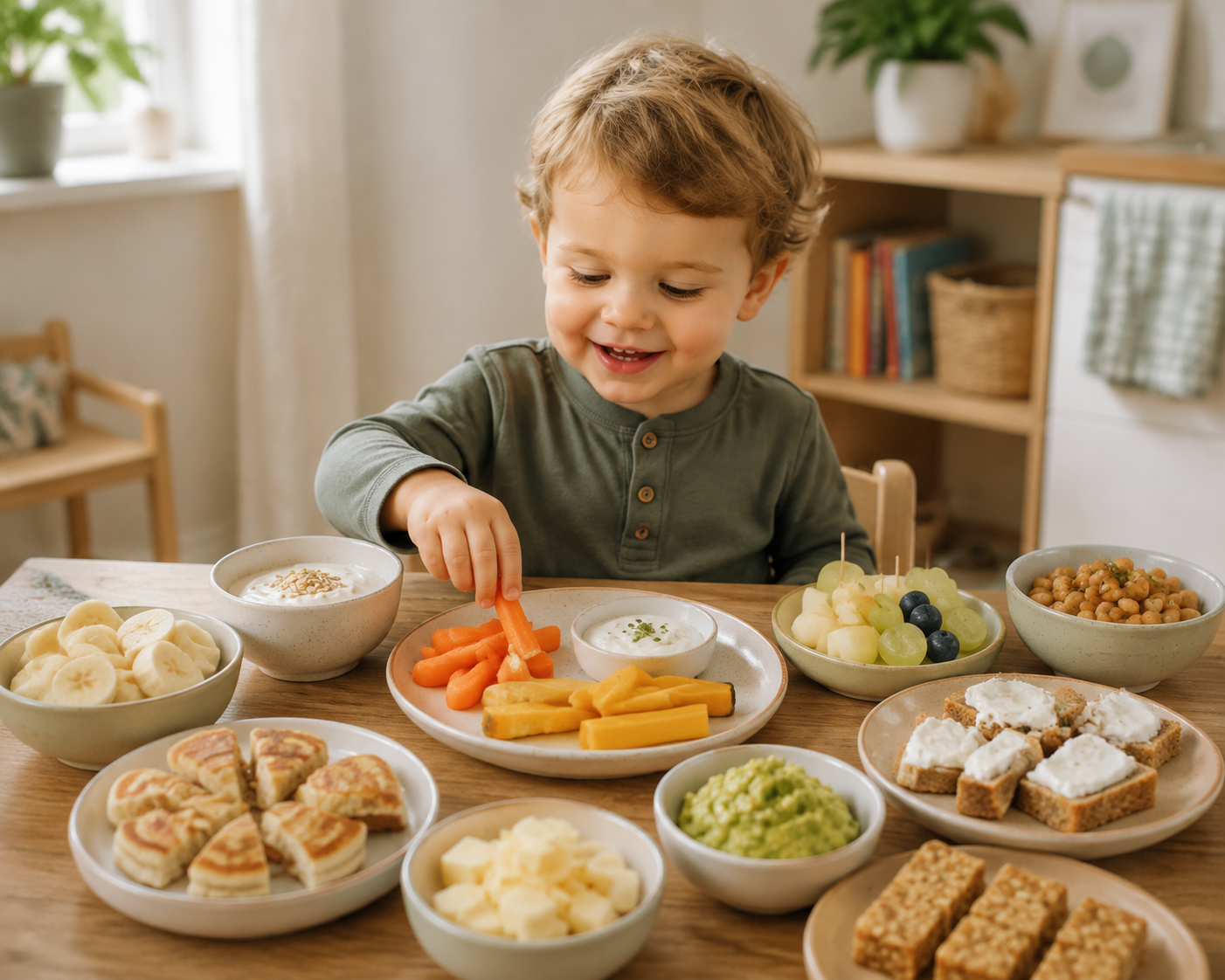 Gesunde Snacks für kleine Hände: 10 einfache, alltagstaugliche Ideen, die wirklich funktionieren