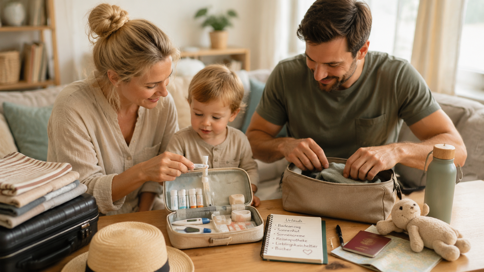 Reiseapotheke mit Globuli: Die besten homöopathischen Mittel für Familien – Checkliste & Dosierung